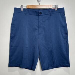 WALTER HAGEN ESSENTIALS‎ FLAT FRONT GOLF SHORTS SZ 36 Navy Blue NWT